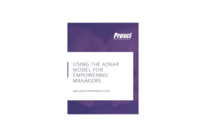 Using The ADKAR® Model For Empowering Managers