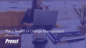Webinar – Five Tenets of Change Management