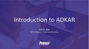 Webinar – Introduction to ADKAR